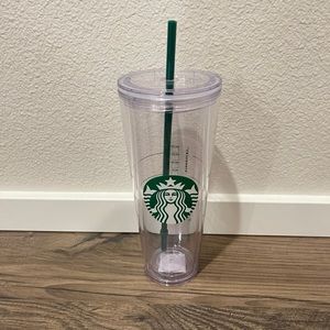 Starbucks clear tumbler
